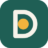 Logotipo de Dinero y Tiempo: una D con un sol